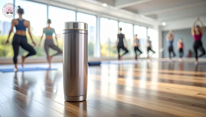 قمقمه برای یوگا در خانه و باشگاه